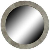 Shagreen Leather Round Mirror