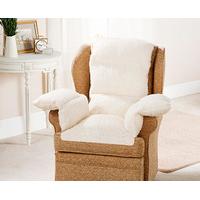 Sherpa Fleece Comfort Armchair Cushion