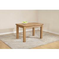 Shrewsbury Oak Extending Dining Table 1200-1530mm - Table only