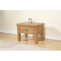 Shrewsbury Oak Side Table with Drawer