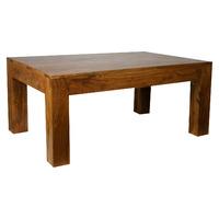 Sheesham Hardwood Cube 90cm Coffee Table