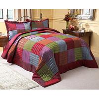 shantung quilted bedspread king