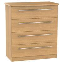 Sherwood 4 Drawer Chest Oak