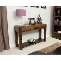 Shiva Walnut Console Table