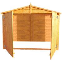 shire shire apex 7 x 3 shiplap bike store