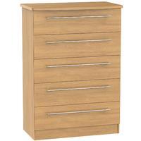 Sherwood Chest of 5 Drawers Oak