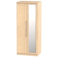 Sherwood Wardrobe with Mirror Maple