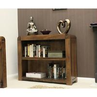 Shiva Walnut Low Bookcase