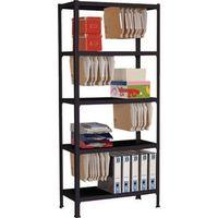 shelving for suspension files 1800x800x360 5 black