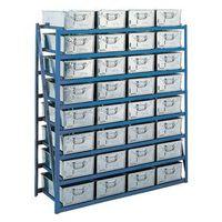 SHELF LEVEL - TOTE PAN HORIZ. W x D 1040 x 305 BLUE