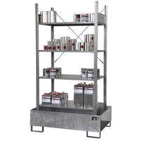 shelves for small cans 4 retention shelf with single bay sump