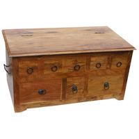 sheesham hardwood thakat chest with fake drawers