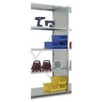SHELVING BAY, GALVANISED ADD-ON 1250 x 300-CLOSED SIDE