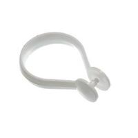 Shower Curtain Ring Snap on Button Clip Loop ( pack of 100 )