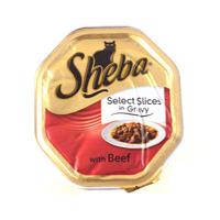 Sheba Tray Select In Gravy With Beef