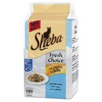 Sheba Fresh Pouch Cat Food Fish Selection in Jelly 6 x 50g