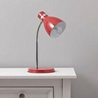 shelley red desk lamp