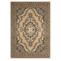 Shiraz Traditional Beige Medallion Rug 1020-B55