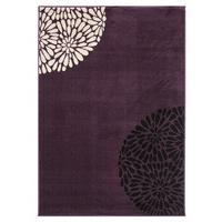 Shiraz Purple Aubergine Modern Rug 1366-H11 - 280cm x365cm