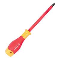 Sheffield S151012 Insulated Flat Head Hexagonal Screwdriver Two-color Handle / 1 Handle