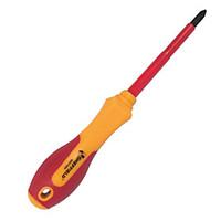 Sheffield S057402 Insulated Cross Screwdriver Double Color Phillips Screwdriver Cross Screwdriver / 1