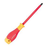 Sheffield S151013 Insulated Flat Head Hexagonal Screwdriver Two-color Handle / 1 Handle