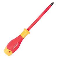 Sheffield S151009 Insulated Rice Word Screwdriver Two Color Handle Gray Word Screwdriver / 1