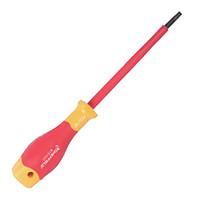 Sheffield S151005 Pattern Insulated Screwdriver Two-color Screwdriver Screwdriver Flat Screwdriver / 1