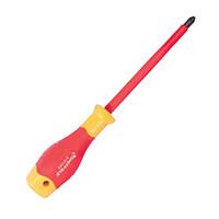 Sheffield S151014 Insulated Flat Head Hexagonal Screwdriver Two-color Handle / 1 Handle