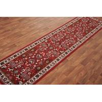 shiraz traditional red floral runner rug 1170 r55 63cm x 240cm