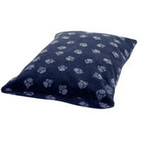 Sherpa Fleece Deep Filled Pet Mattress Size: Medium (71 cm x 98 cm), Colour: Navy