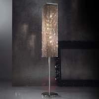 Shimmering Rainbow floor lamp, square, amber