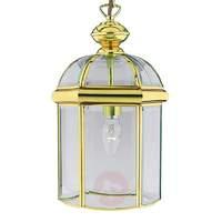 shiny arlind pendant lamp brass coloured