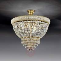 shiny osaka ceiling light 50cm gold