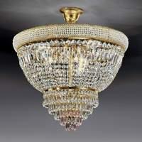 Shiny OSAKA 60 ceiling light with 24-carat gold