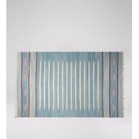 Shackleton hand woven rug in Pale Blue