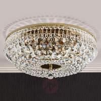 sherata ceiling light round gold 45 cm