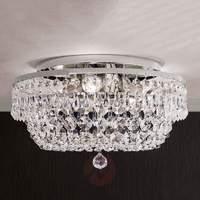 sherata ceiling light elegant chrome plated 35 cm