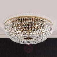 Sherata Crystal Ceiling Light Round Gold 55 cm