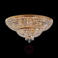 Sherata Crystal Ceiling Light Gold-Plated 18 Bulbs