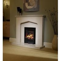 Shelby Marble Fireplace Package With Gas Fire