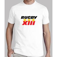 shirt rugby man, white, top quality