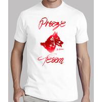 shirt man prazeteam husky red on white fanatic