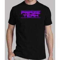 shirt top man street pearly purple on black