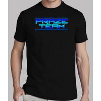 shirt man street top blue pearl on black