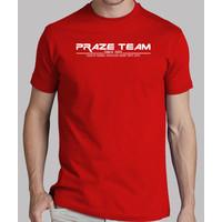 shirt since 2013 prazeteam white on red