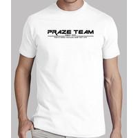 shirt prazeteam since 2013 in black and white