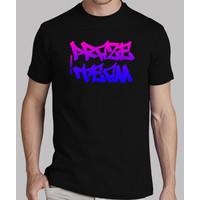 shirt prazeteam street blue pink one black