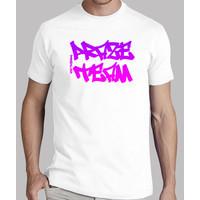 shirt prazeteam street purple / pink one white