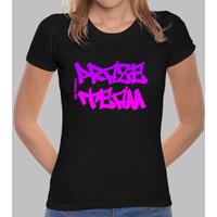 shirt prazeteam street purple pink one black